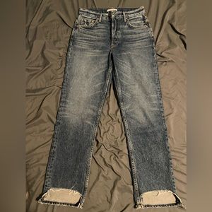 GRLFRND | Helena Denim Size 27 | High-Rise Straight with damage